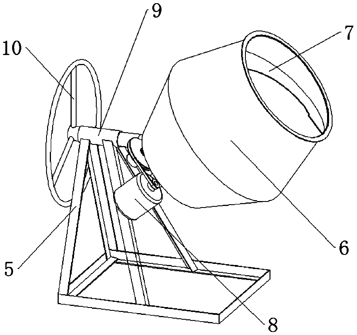 Preparation process of foaming-free high-strength foam concrete