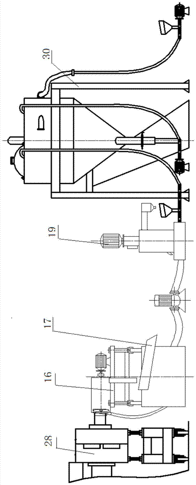 Production system for plastic pellets