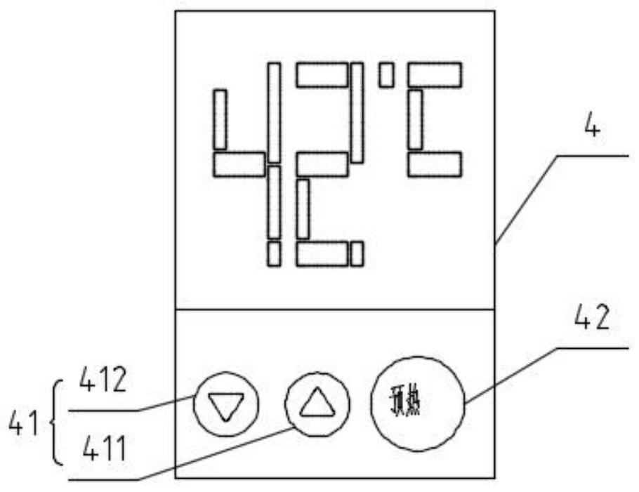 A zero-cooling water control device and control method with preheating and over-temperature protection