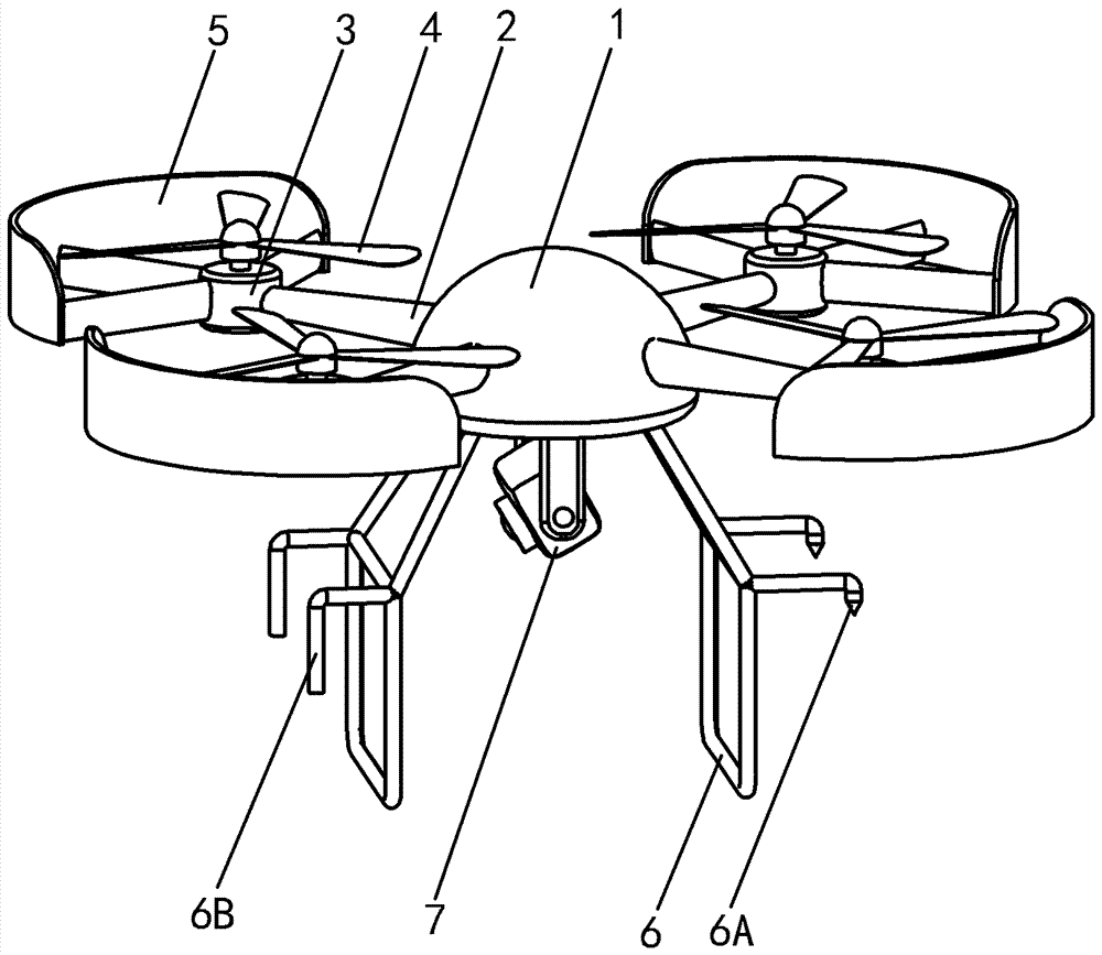 Multi-rotor unmanned plane