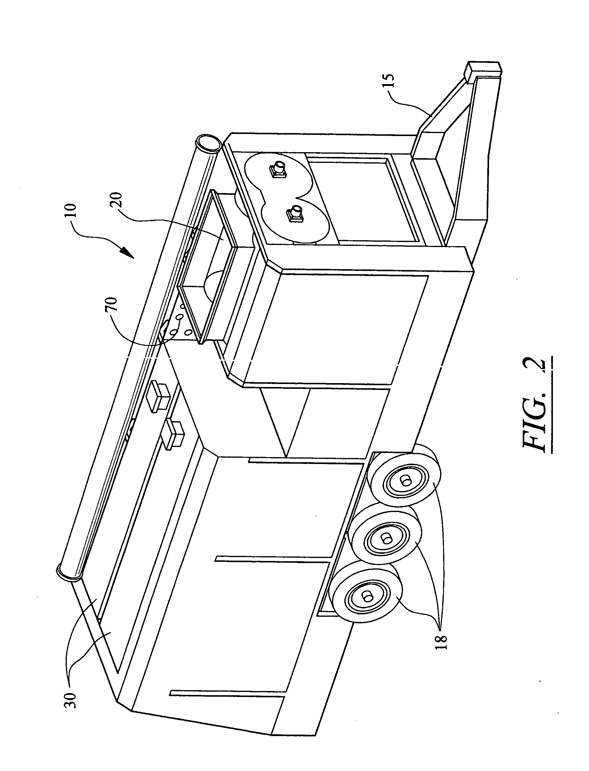 Lightweight concrete mixer