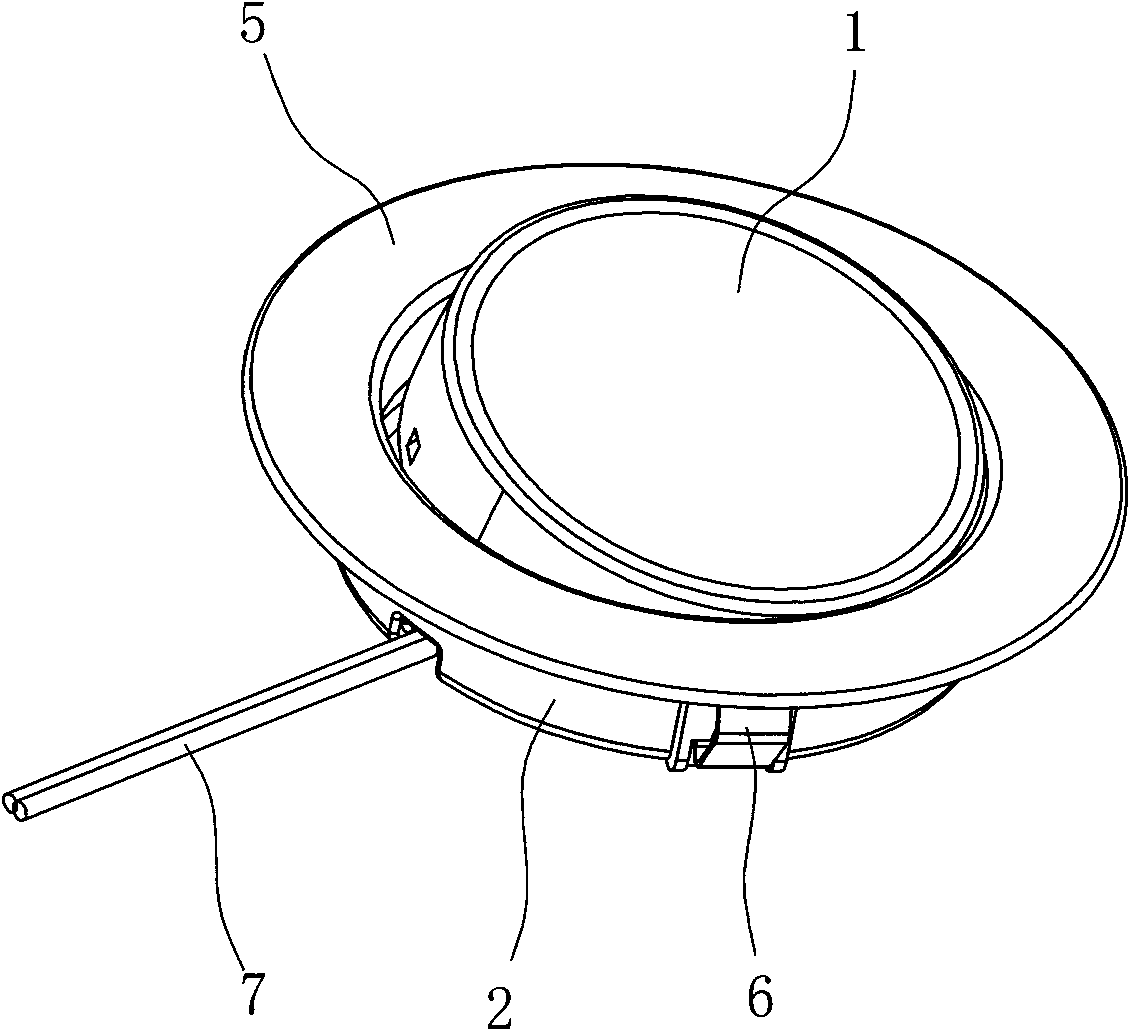 Lamp with rotatable lamp cap