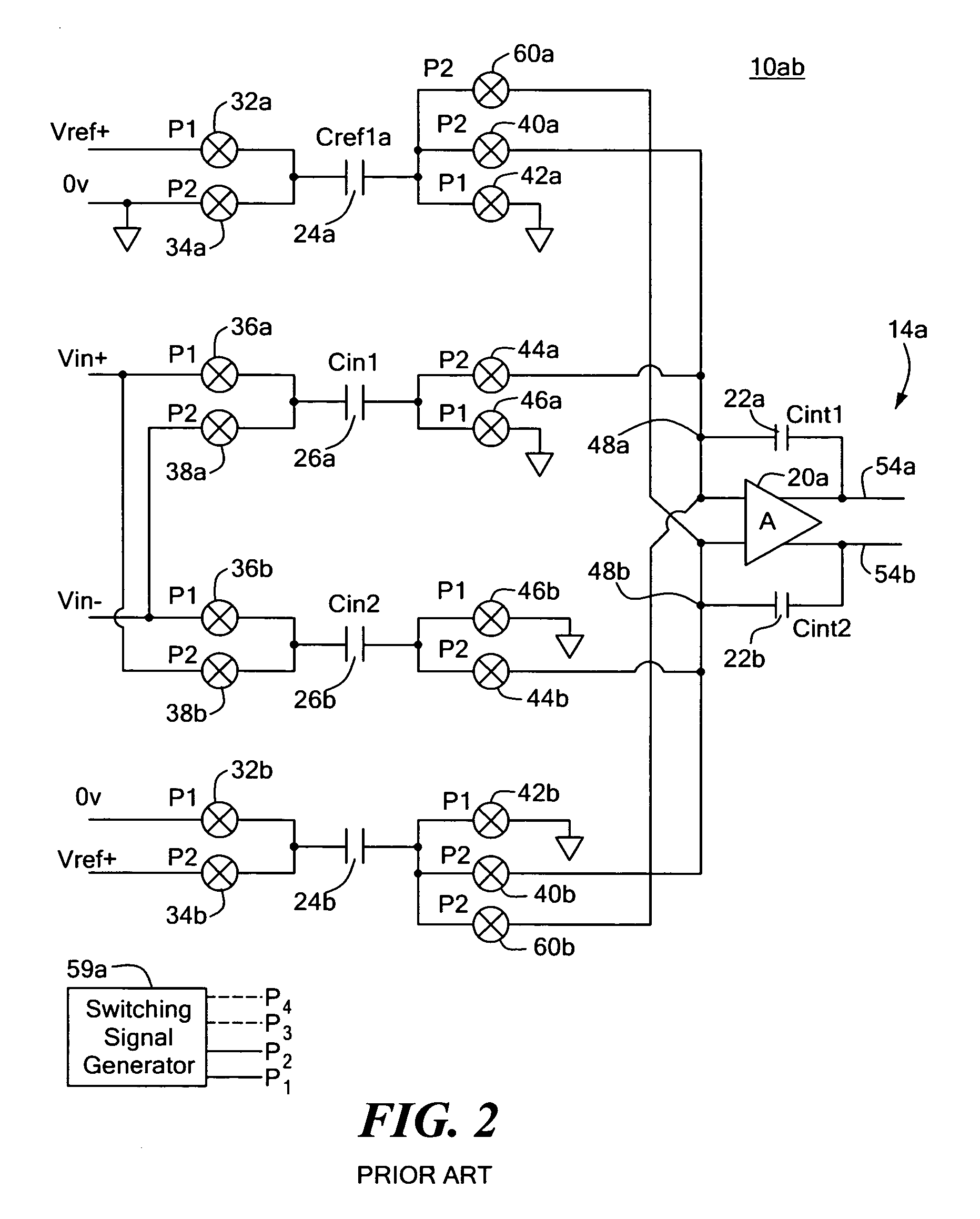 Variable capacitance switched capacitor input system and method