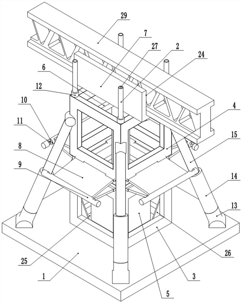 Construction method of large-span roof steel truss structure