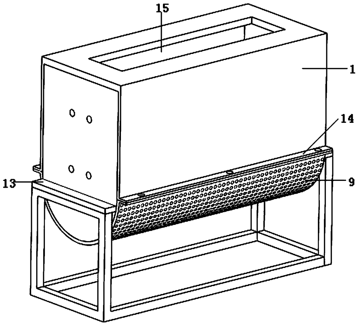 Fine multi-stage automatic cyclic crushing device and working process thereof