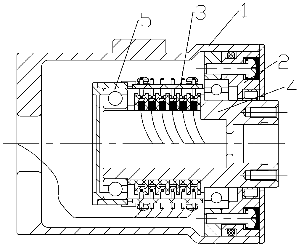 Electric slip ring and electric brush connecting ring thereof