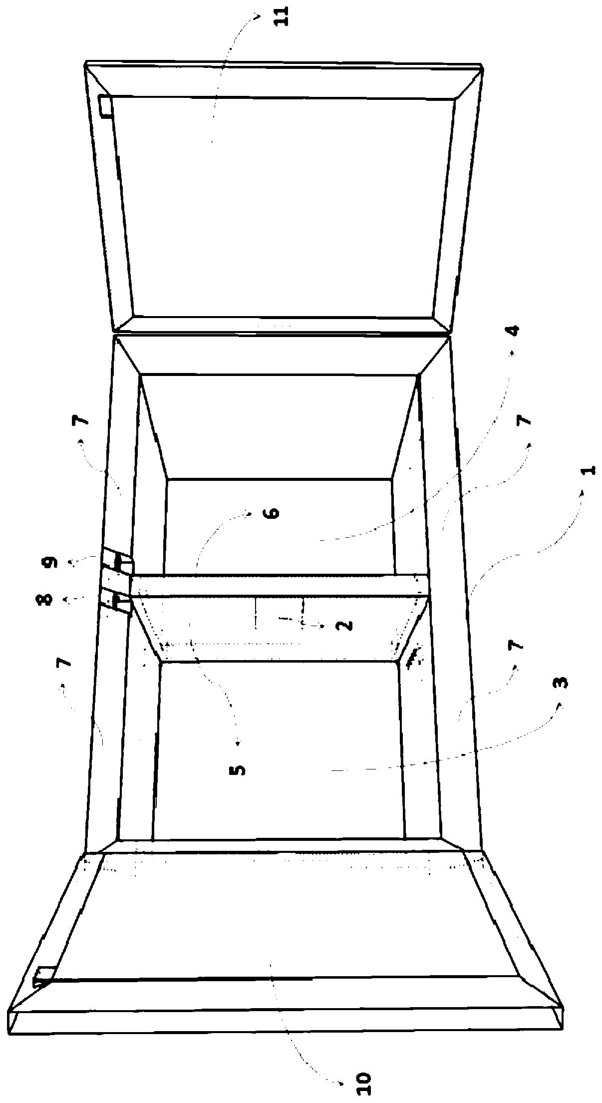 At the same time can provide refrigeration and heat insulation box and its temperature control method