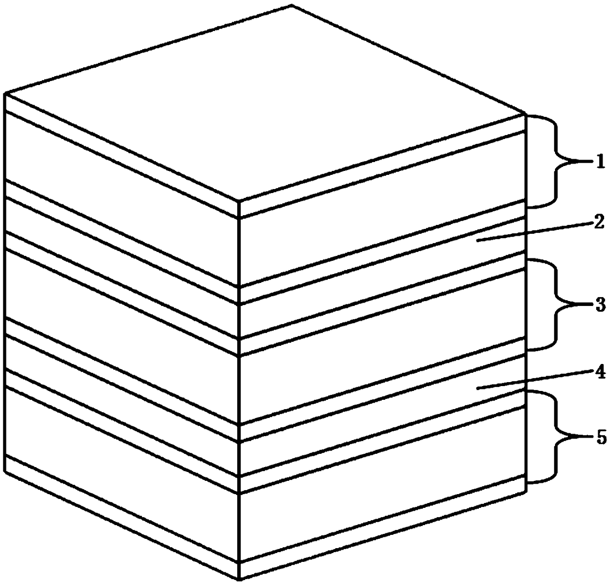 Highly efficient thermoelectric module with multistage temperature adjustment layer