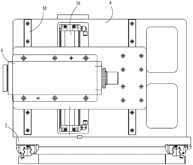 Dual-lateral surface supported bearing pedestal installation structure