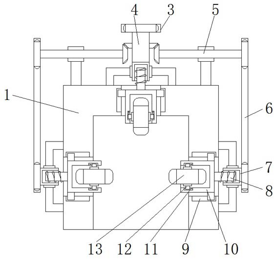 Power cable foreign matter cleaning device and use method