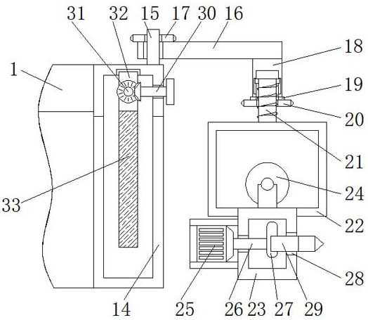 Power cable foreign matter cleaning device and use method