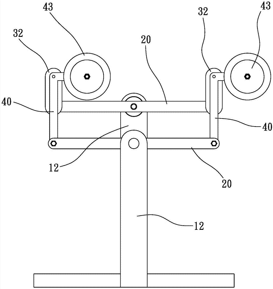 Multi-link rotation structure