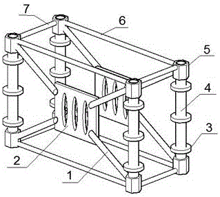 Interlayer reinforcement component of cold-bent thin-wall type steel house