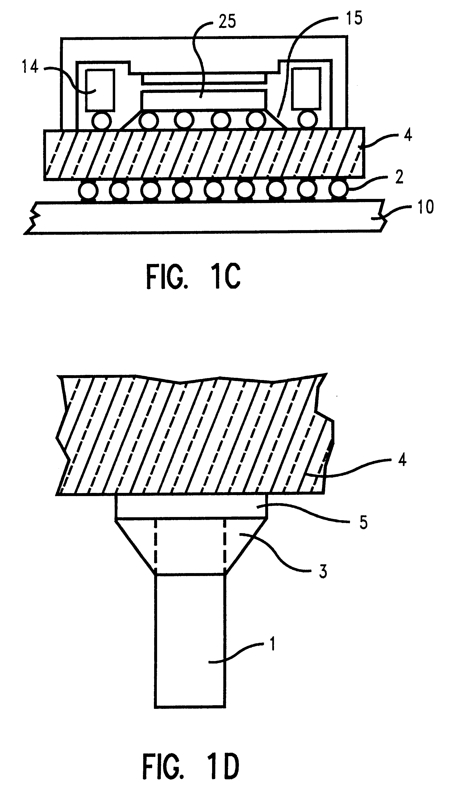 Interconnection structure and process module assembly and rework