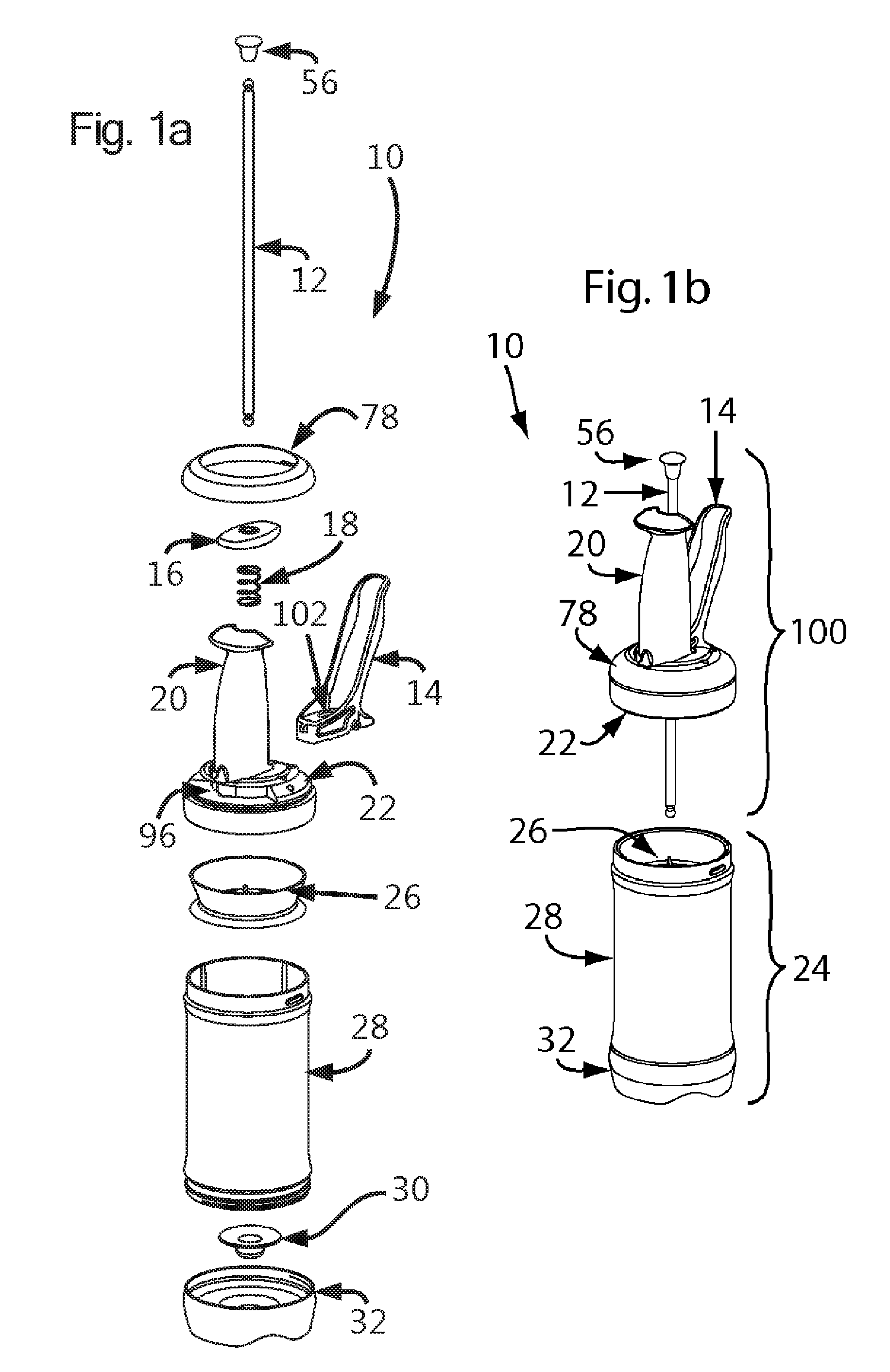 Ergonomic portion measuring fluent material dispensing system