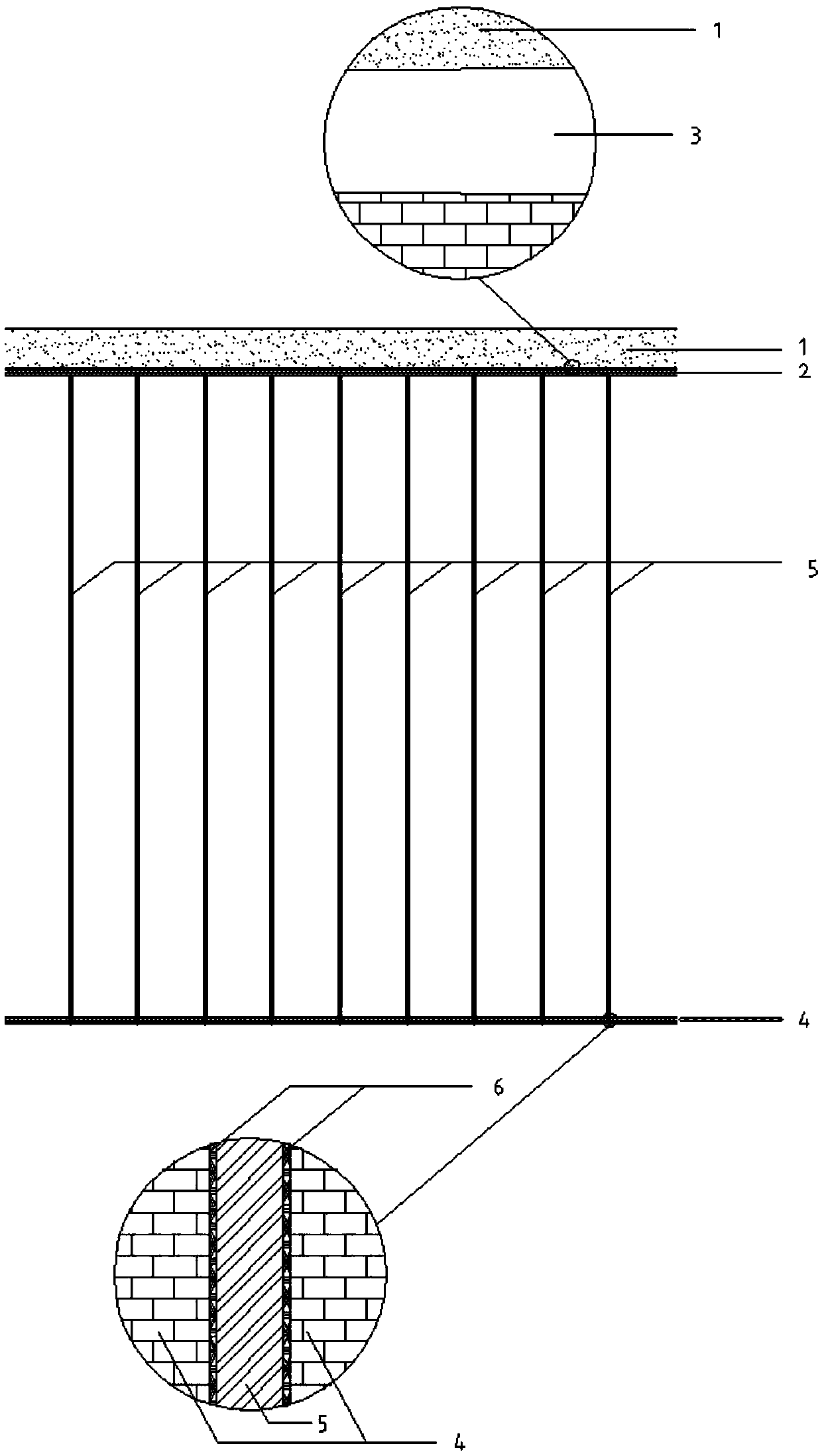 Urban road drainage method for recharging groundwater