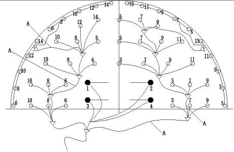 Construction method for damped blasting of tunnels