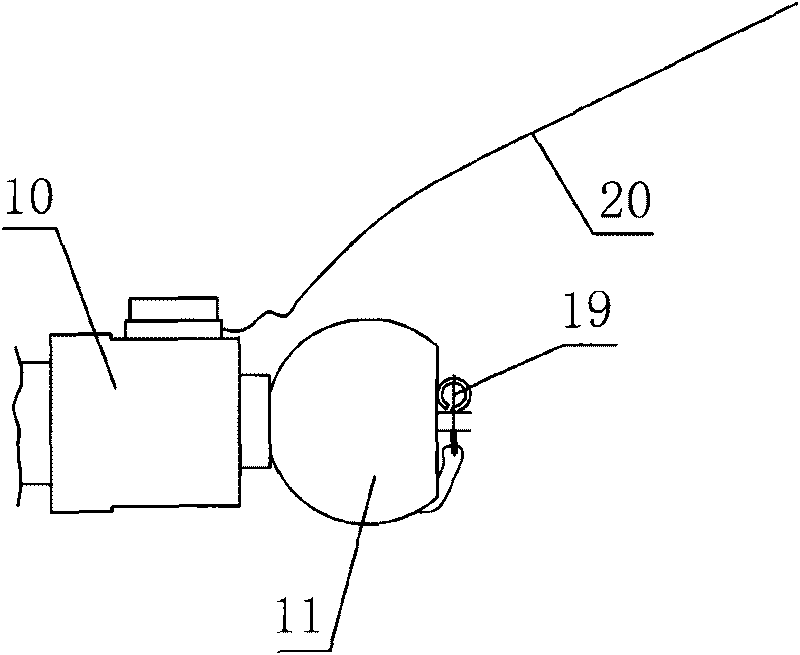 Ultrafine dry powder cold gas sol fire extinguishing device