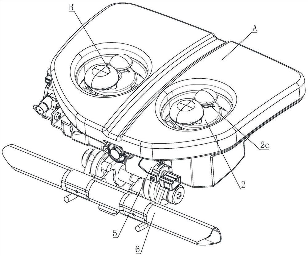 Automobile seat waist support assembly with massage function