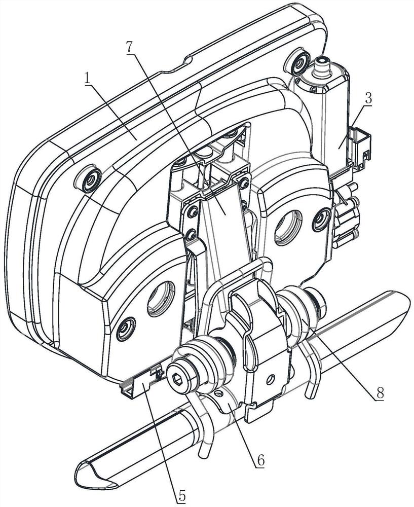 Automobile seat waist support assembly with massage function