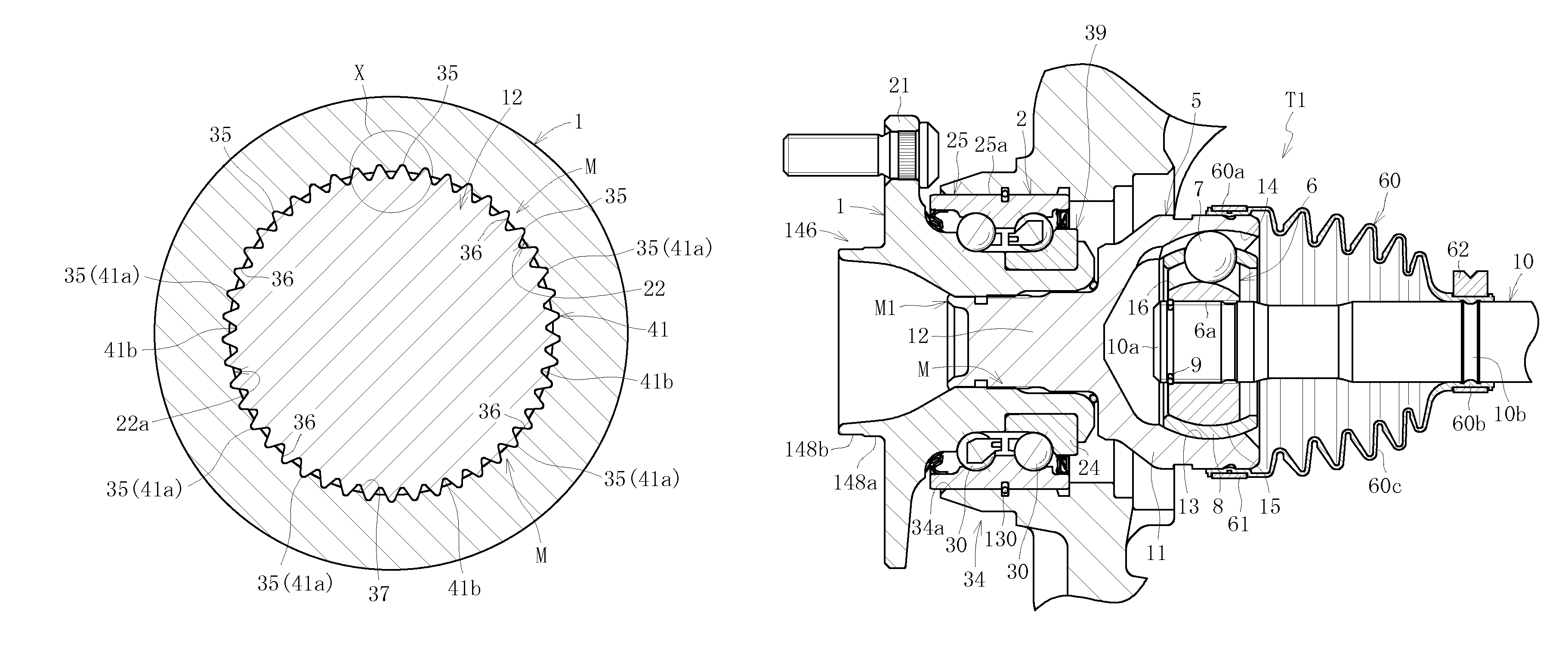 Wheel bearing apparatus and axle module