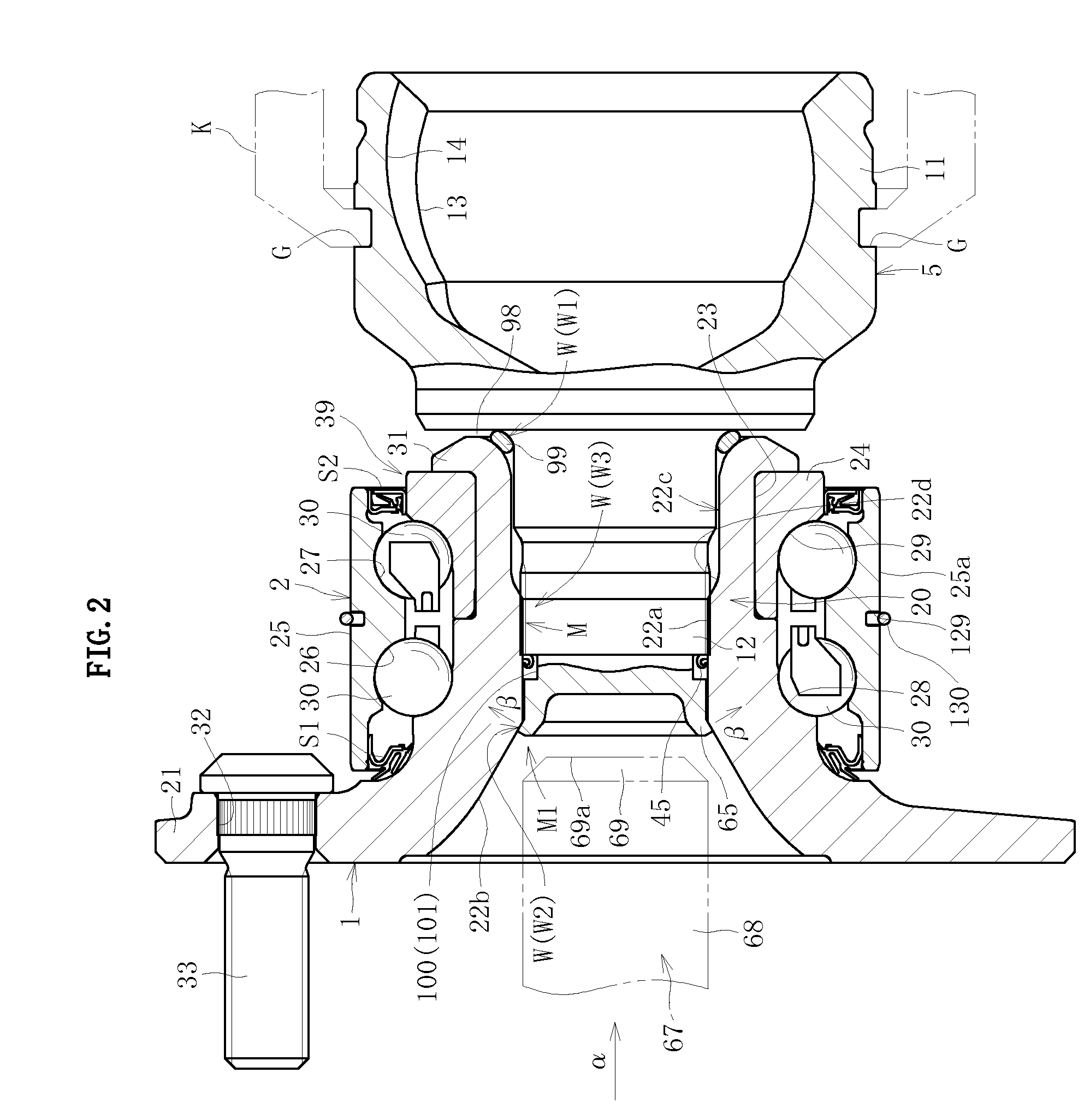 Wheel bearing apparatus and axle module