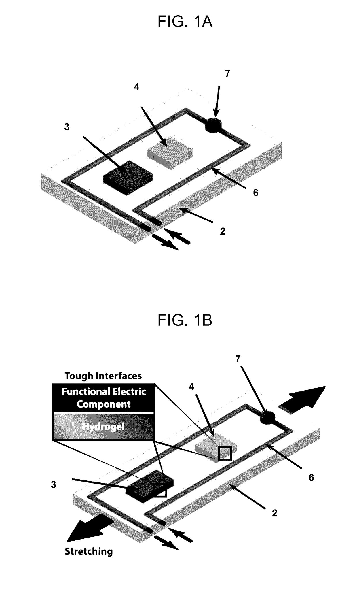 Stretchable, Robust and Biocompatible Hydrogel Electronics and Devices