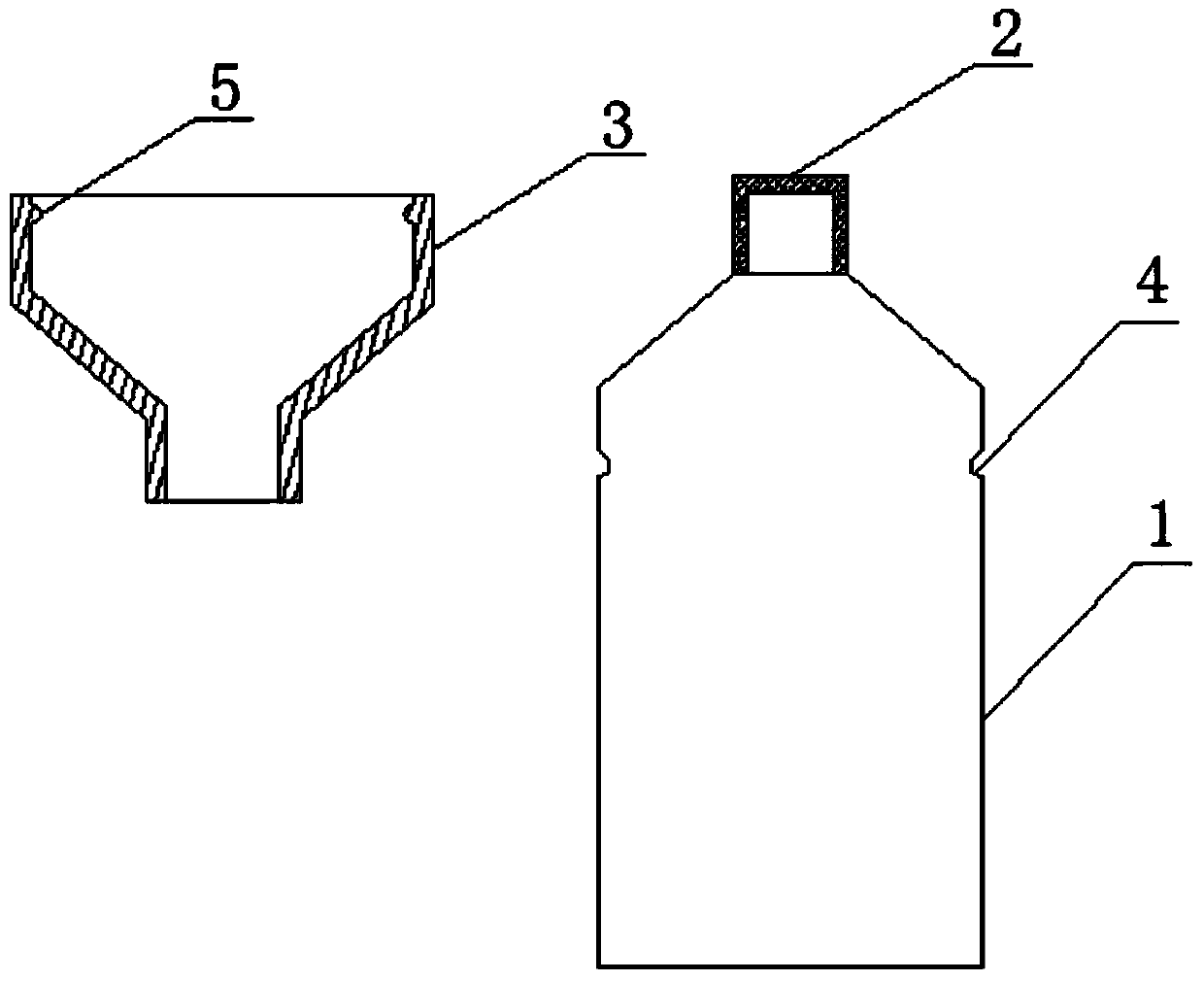 Windshield washer fluid bottle