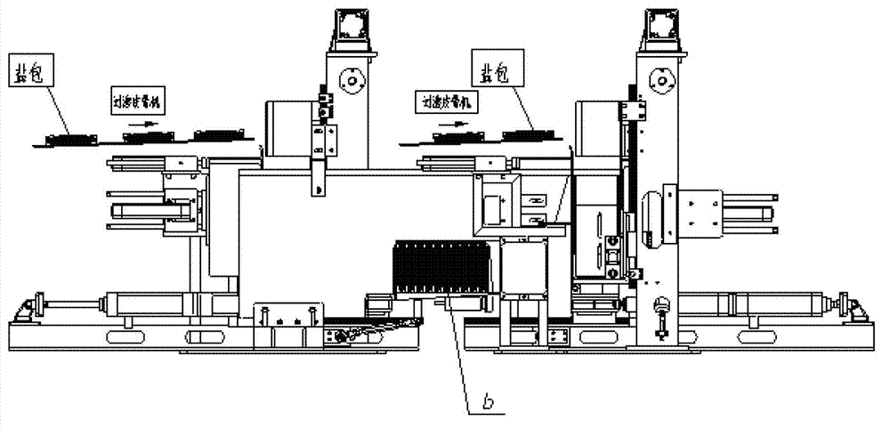 Bilateral transferring and overturning device