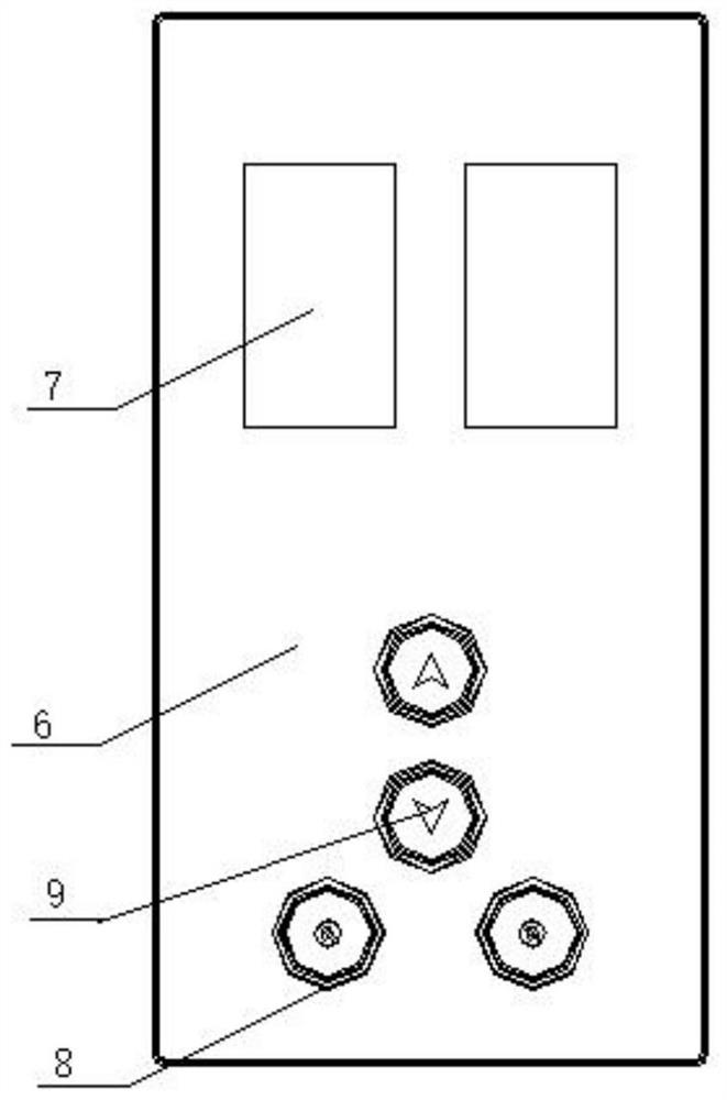 Parallel outbound operating board for elevator, and processing technology of parallel outbound operating board