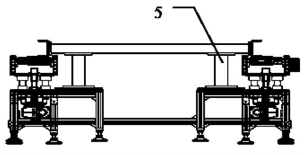 Automatic line-loading device for assembling frames of direct current converter valves