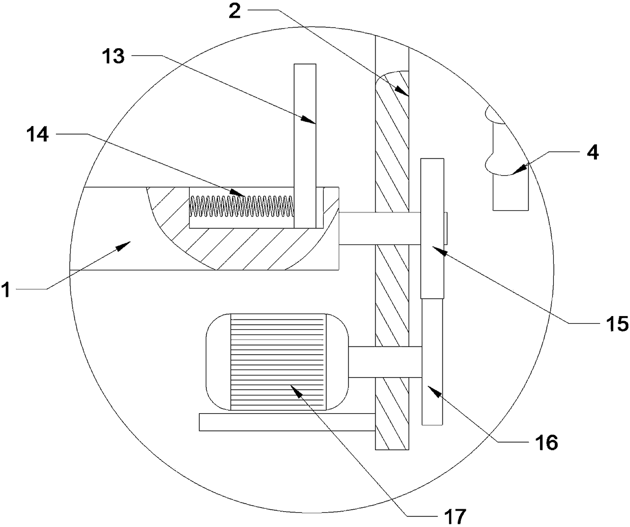 Novel projector hanging seat