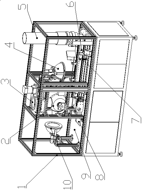 Paper container product detection machine and detection method thereof