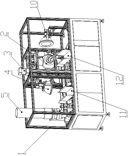 Paper container product detection machine and detection method thereof