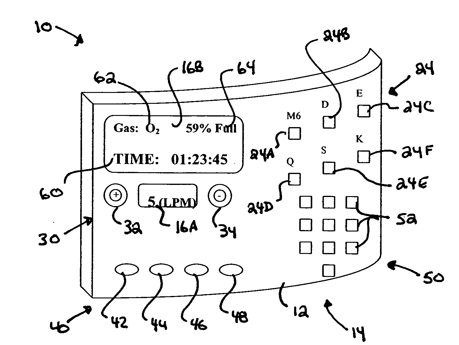 Medical gas cylinder alarm and monitoring system and method