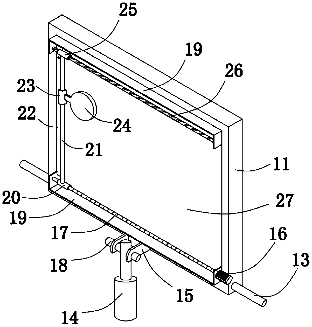 Convenient-to-use film viewer for clinical examination of tumors