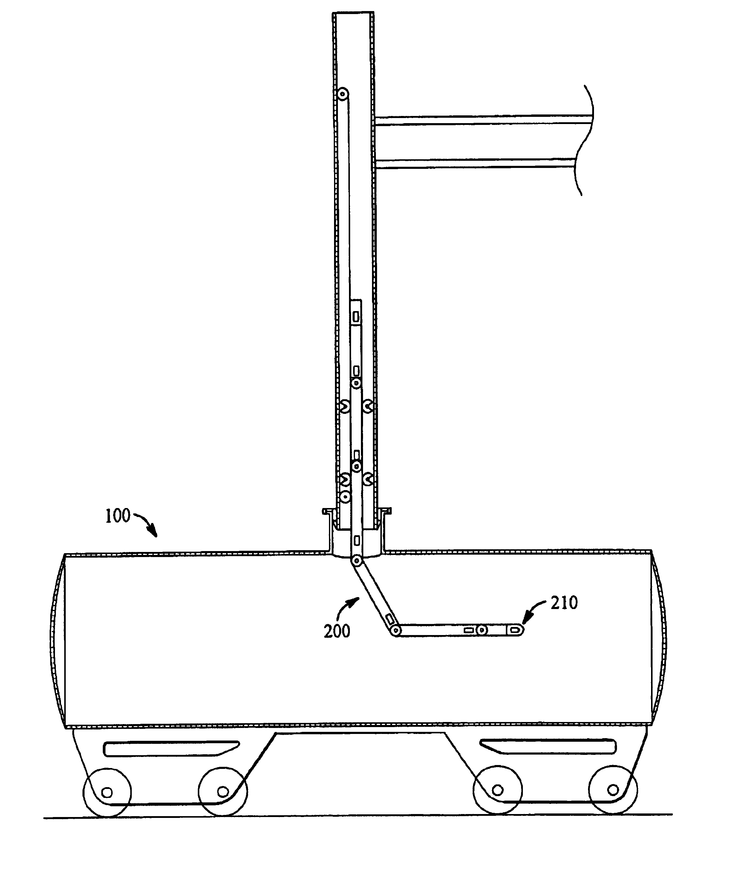 Method and arrangement for inspection and requalification of vehicles used for transporting commodities and/or hazardous materials