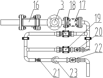 Throttling type gas-liquid exchange device