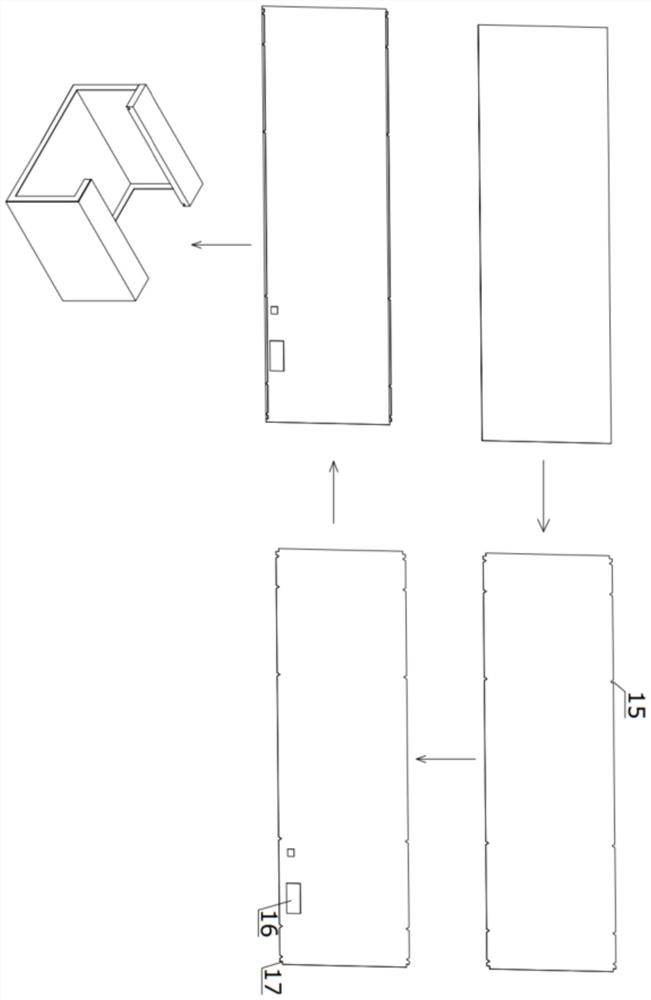 Refrigerator outer box puncturing and riveting production line