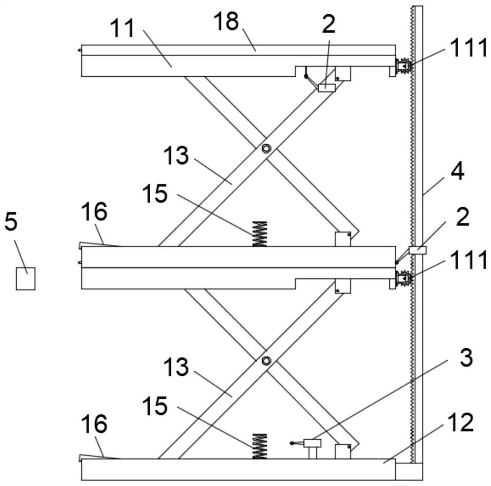 Assault boat lifting platform