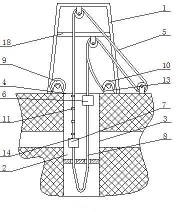 Process for replacing hoisting ropes