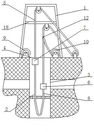 Process for replacing hoisting ropes