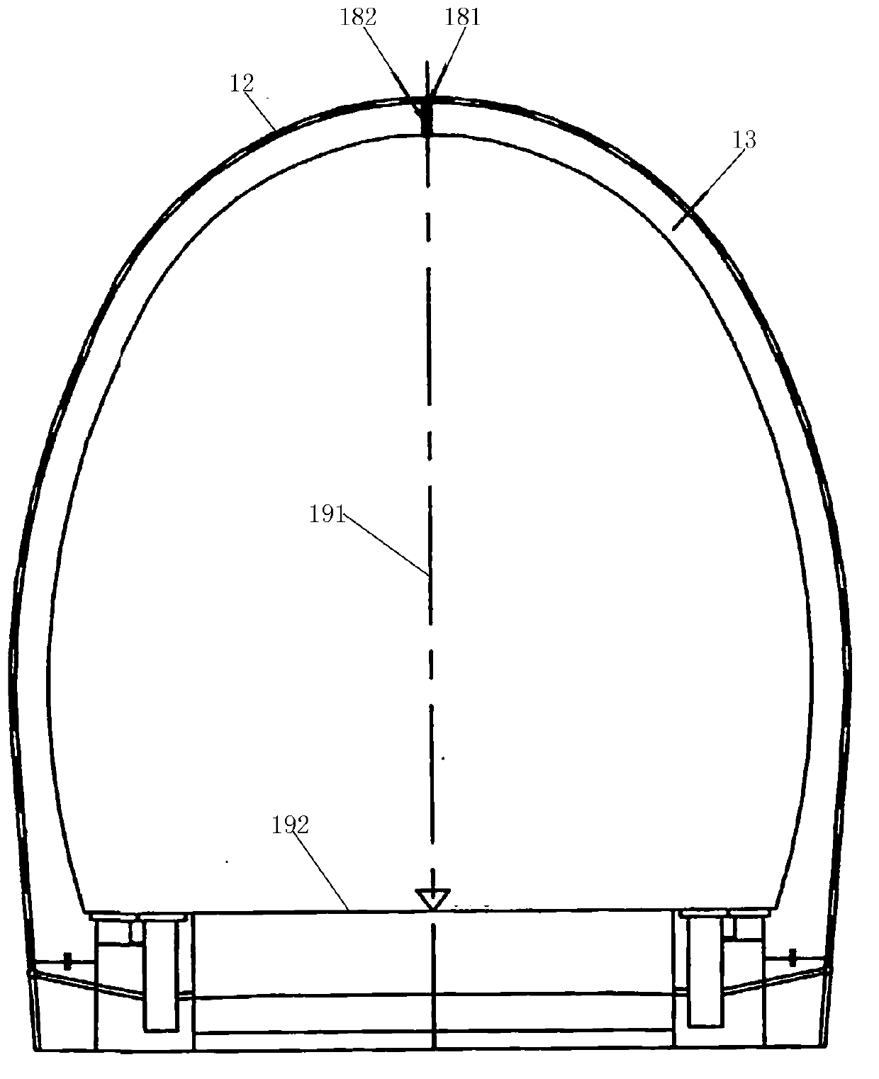 Tunnel waterproof and drainage structure and method