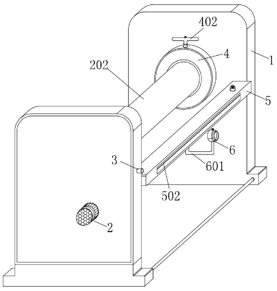 A convenient and fixed cable retracting device for power engineering construction