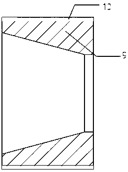 A test device for detecting friction performance of a joint bearing liner and its installation method