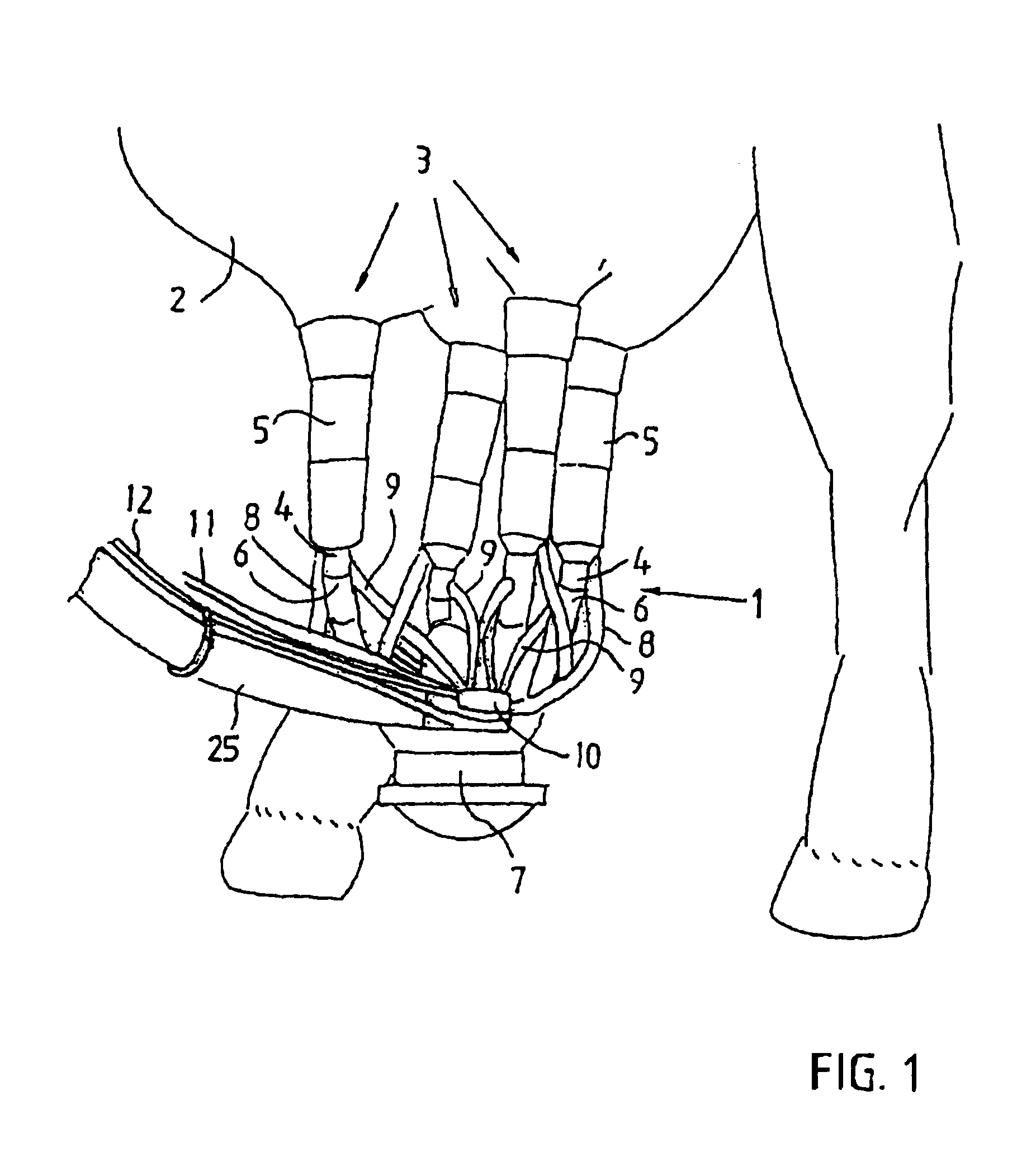 Milking device provided with cleansing means