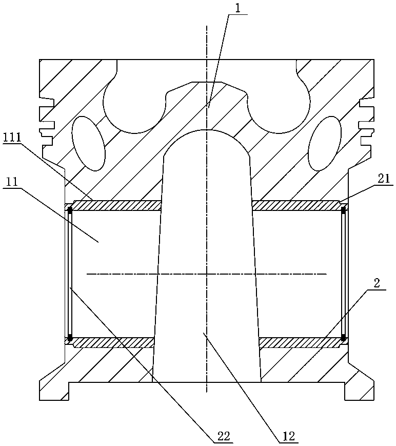 Piston and piston copper sleeve installation method and installation equipment