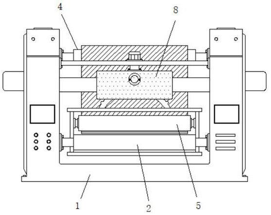 Double-sided spraying sterilization machine for processing mask non-woven fabric