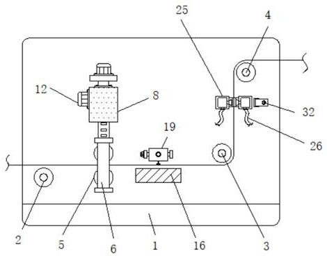 Double-sided spraying sterilization machine for processing mask non-woven fabric