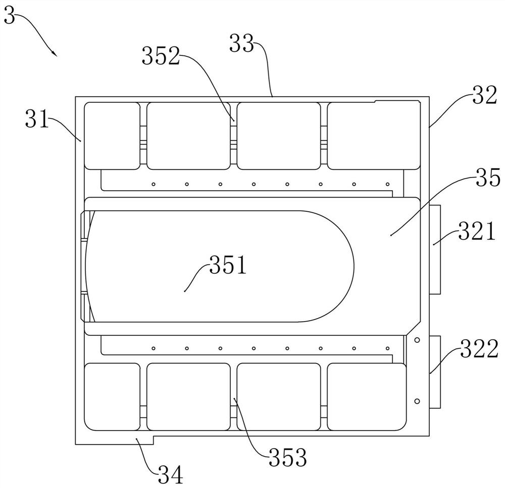 Motor mounting frame, swing cutting mechanism and double-head cutting machine